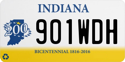 IN license plate 901WDH