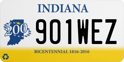 IN license plate 901WEZ