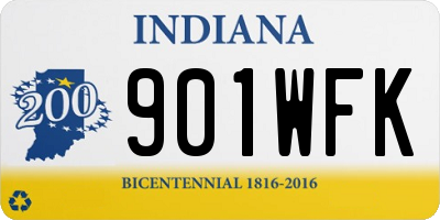 IN license plate 901WFK