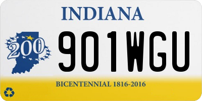 IN license plate 901WGU