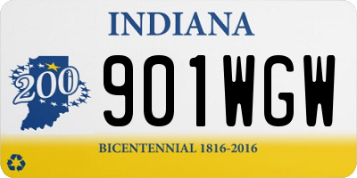 IN license plate 901WGW