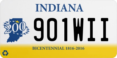 IN license plate 901WII