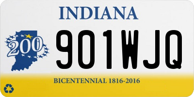 IN license plate 901WJQ