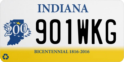 IN license plate 901WKG