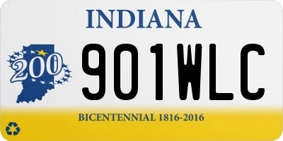 IN license plate 901WLC