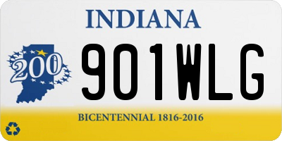 IN license plate 901WLG