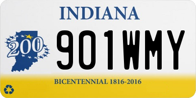 IN license plate 901WMY