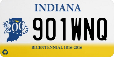 IN license plate 901WNQ