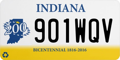IN license plate 901WQV