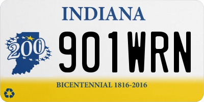 IN license plate 901WRN
