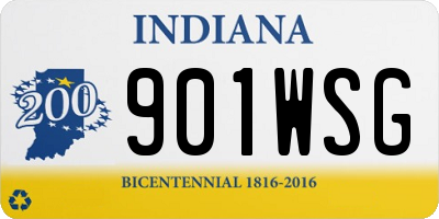 IN license plate 901WSG