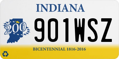 IN license plate 901WSZ