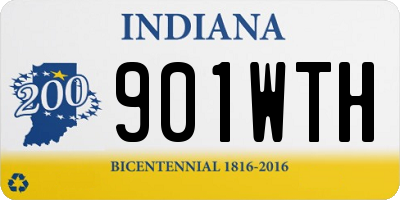IN license plate 901WTH