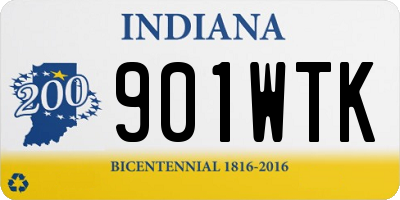 IN license plate 901WTK
