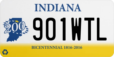 IN license plate 901WTL