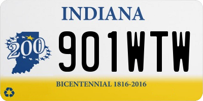 IN license plate 901WTW