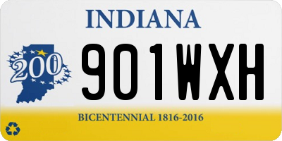 IN license plate 901WXH