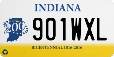 IN license plate 901WXL
