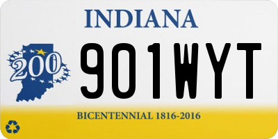 IN license plate 901WYT