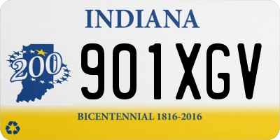 IN license plate 901XGV