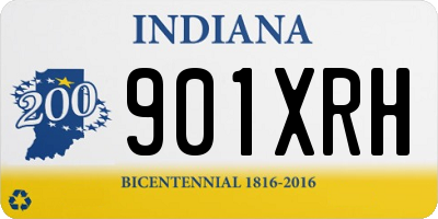 IN license plate 901XRH