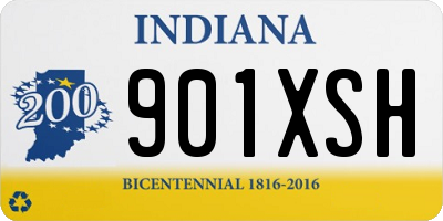 IN license plate 901XSH