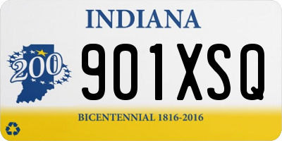 IN license plate 901XSQ