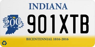 IN license plate 901XTB