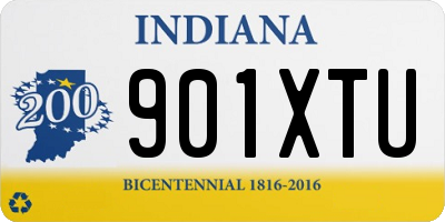 IN license plate 901XTU