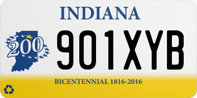 IN license plate 901XYB