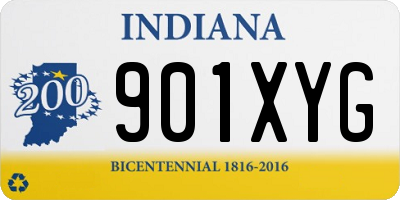 IN license plate 901XYG