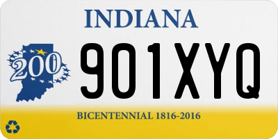 IN license plate 901XYQ
