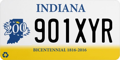 IN license plate 901XYR