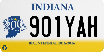 IN license plate 901YAH
