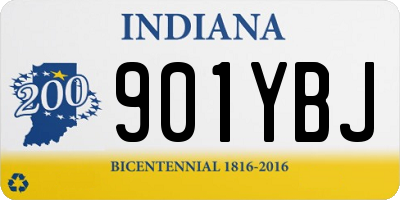IN license plate 901YBJ