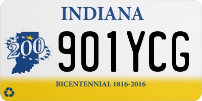 IN license plate 901YCG