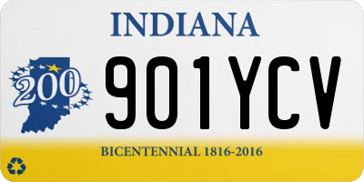 IN license plate 901YCV