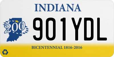 IN license plate 901YDL