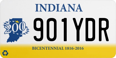 IN license plate 901YDR