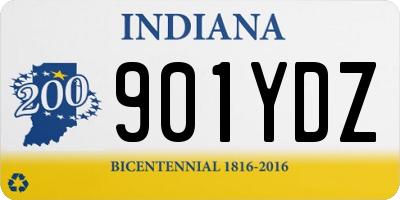 IN license plate 901YDZ