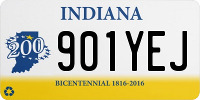 IN license plate 901YEJ