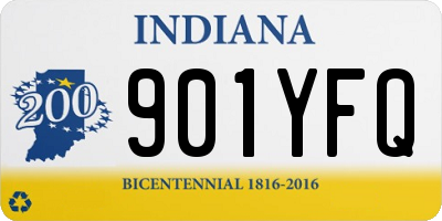 IN license plate 901YFQ