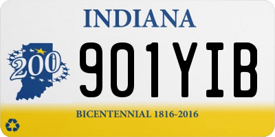 IN license plate 901YIB