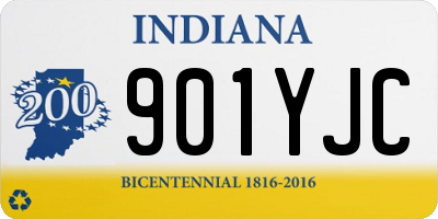 IN license plate 901YJC