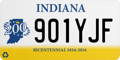 IN license plate 901YJF