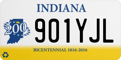 IN license plate 901YJL