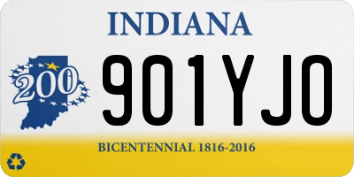 IN license plate 901YJO