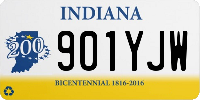 IN license plate 901YJW
