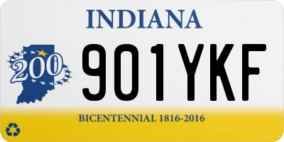 IN license plate 901YKF