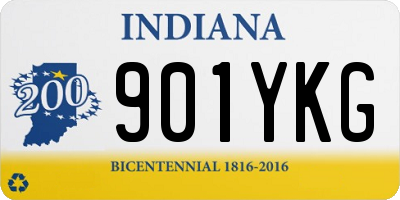 IN license plate 901YKG